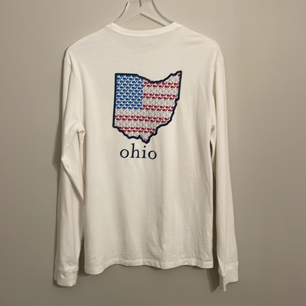 Vineyard Vines Ohio Long Sleeve Shirt Size Small